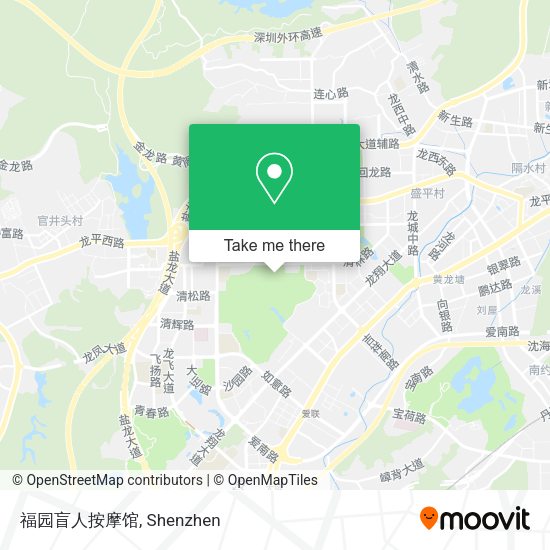 福园盲人按摩馆 map
