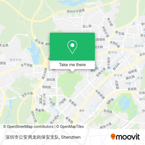 深圳市公安局龙岗保安支队 map