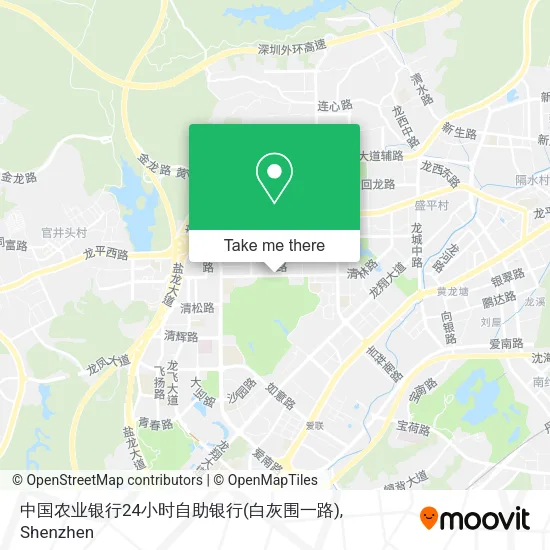 中国农业银行24小时自助银行(白灰围一路) map