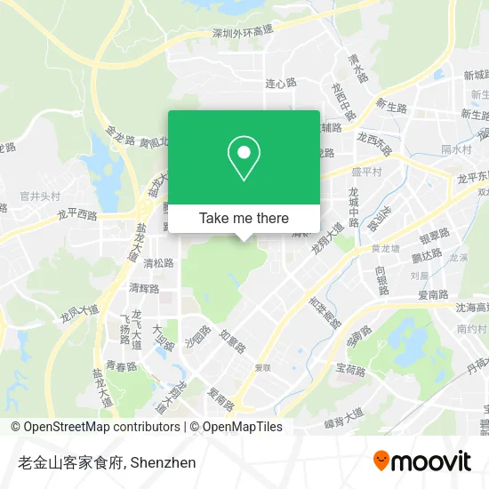老金山客家食府 map