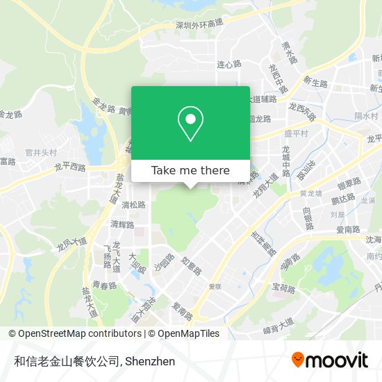 和信老金山餐饮公司 map