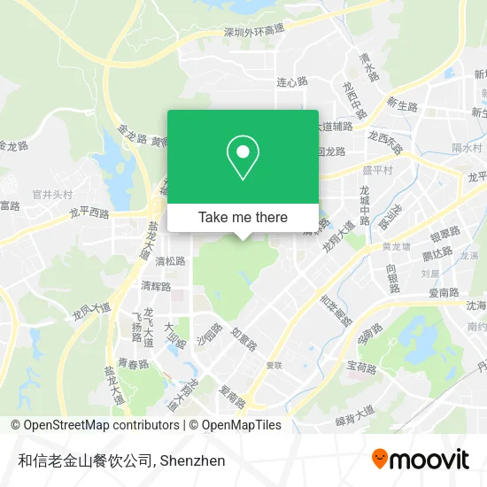 和信老金山餐饮公司 map