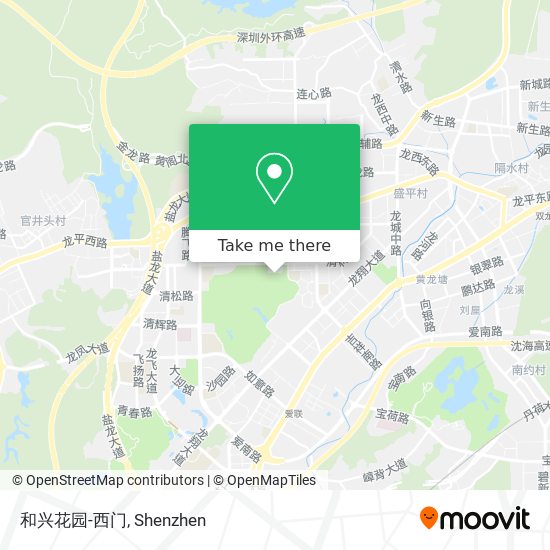 和兴花园-西门 map