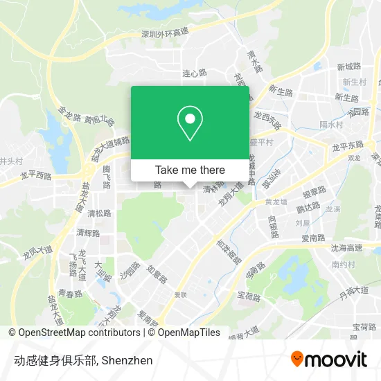 动感健身俱乐部 map