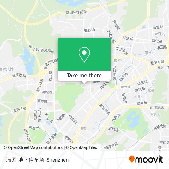 满园-地下停车场 map