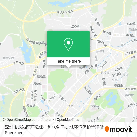 深圳市龙岗区环境保护和水务局-龙城环境保护管理所 map