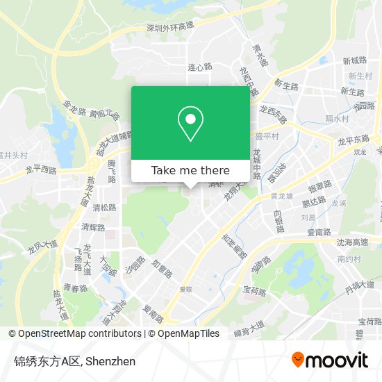 锦绣东方A区 map