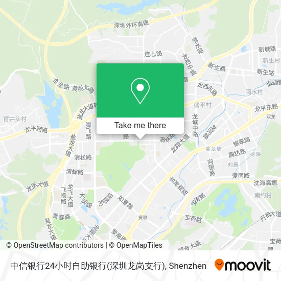 中信银行24小时自助银行(深圳龙岗支行) map