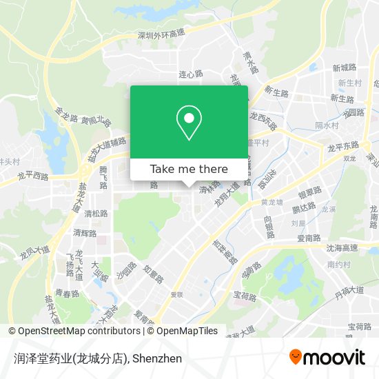 润泽堂药业(龙城分店) map