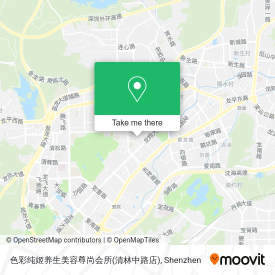 色彩纯姬养生美容尊尚会所(清林中路店) map
