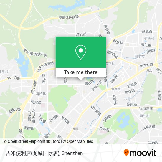吉米便利店(龙城国际店) map