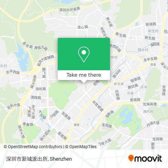 深圳市新城派出所 map