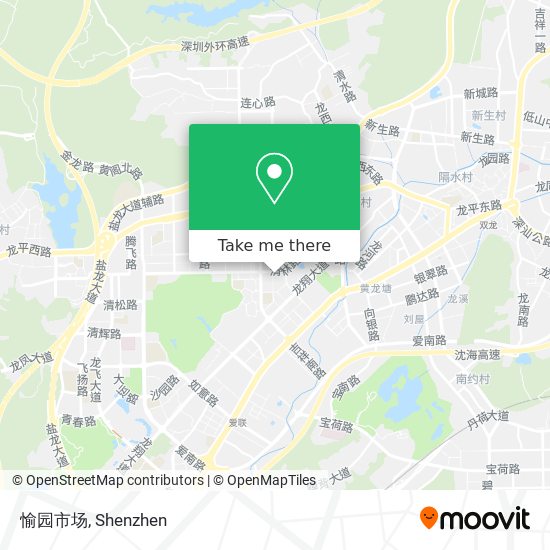 愉园市场 map