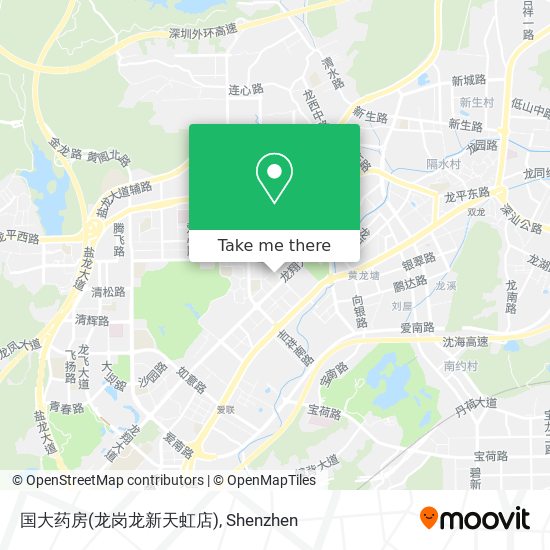 国大药房(龙岗龙新天虹店) map