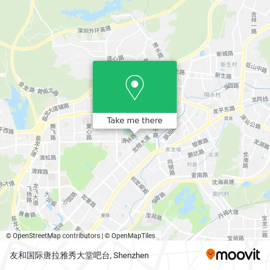 友和国际唐拉雅秀大堂吧台 map