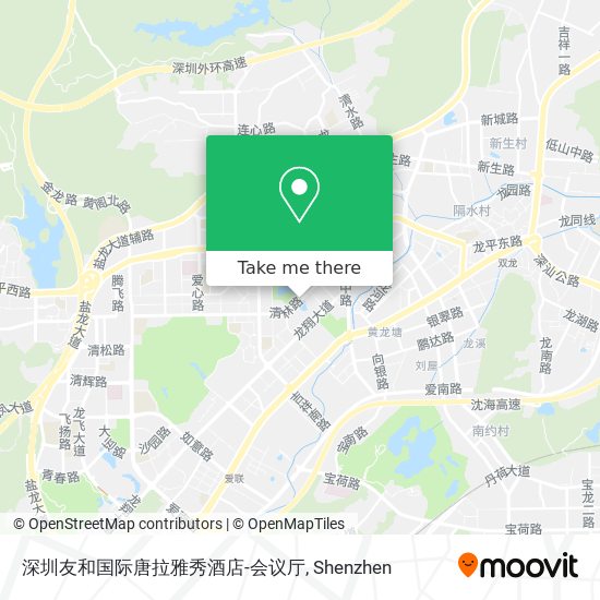 深圳友和国际唐拉雅秀酒店-会议厅 map