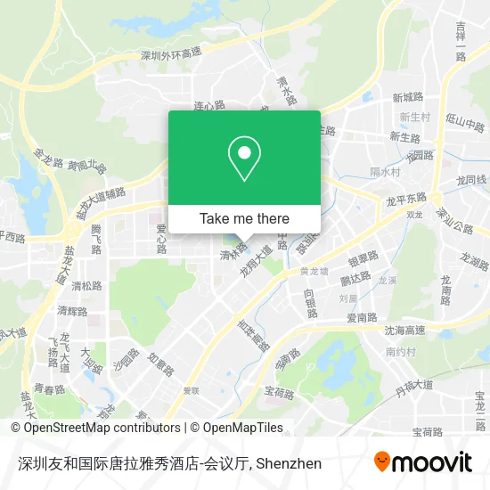 深圳友和国际唐拉雅秀酒店-会议厅 map
