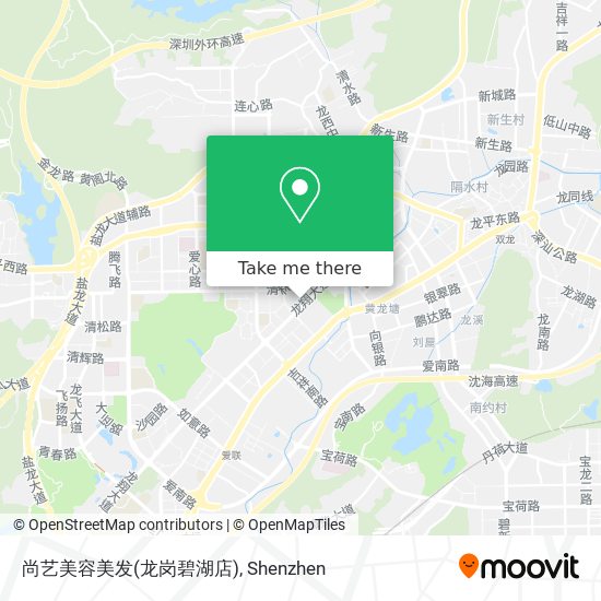 尚艺美容美发(龙岗碧湖店) map
