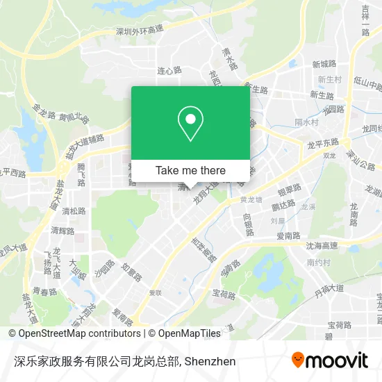 深乐家政服务有限公司龙岗总部 map