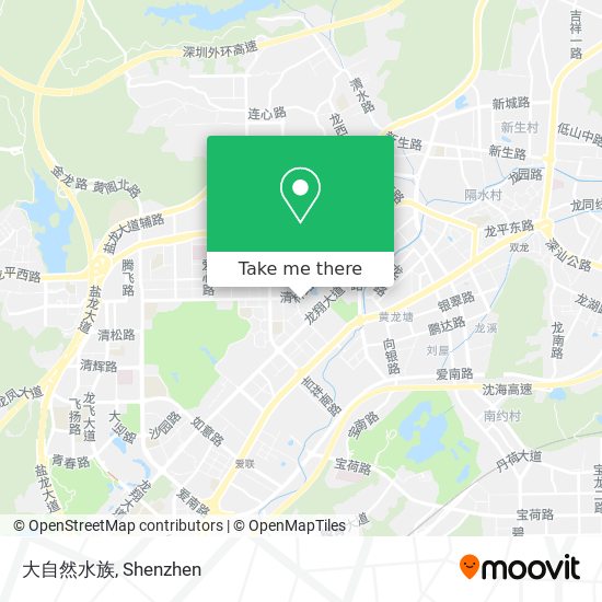 大自然水族 map