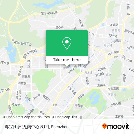 尊宝比萨(龙岗中心城店) map