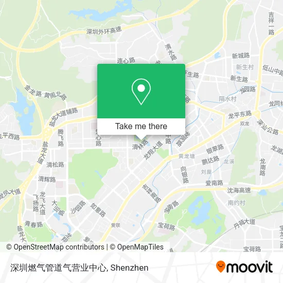 深圳燃气管道气营业中心 map