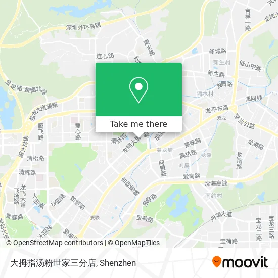 大拇指汤粉世家三分店 map