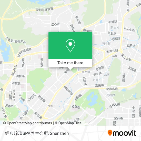 经典琉璃SPA养生会所 map