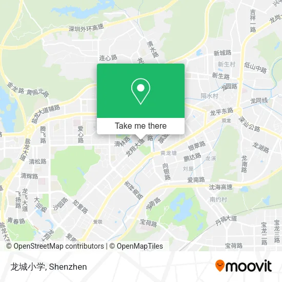 龙城小学 map