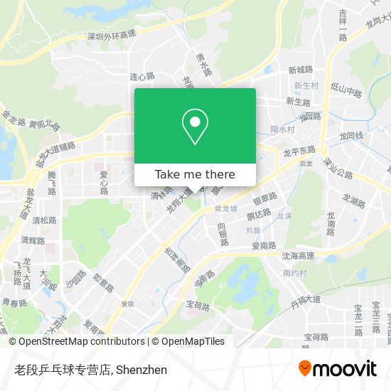 老段乒乓球专营店 map
