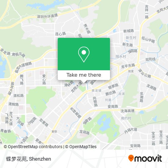 蝶梦花苑 map