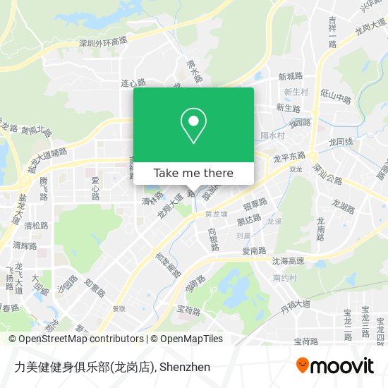 力美健健身俱乐部(龙岗店) map