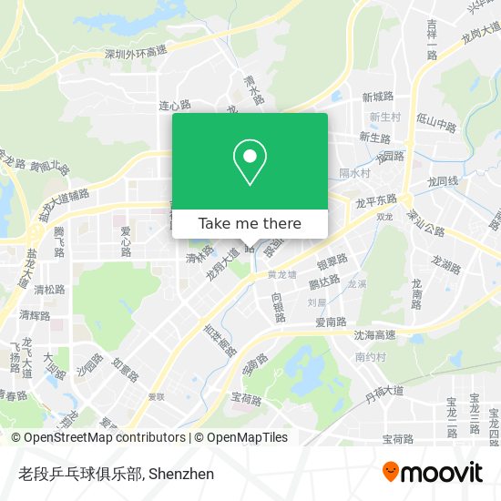 老段乒乓球俱乐部 map