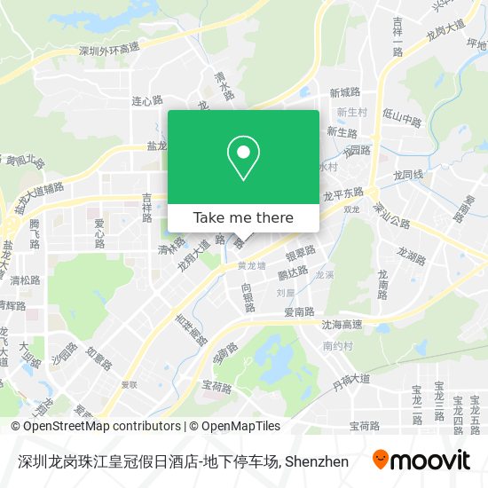 深圳龙岗珠江皇冠假日酒店-地下停车场 map