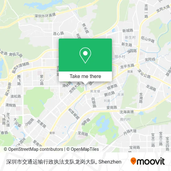 深圳市交通运输行政执法支队龙岗大队 map