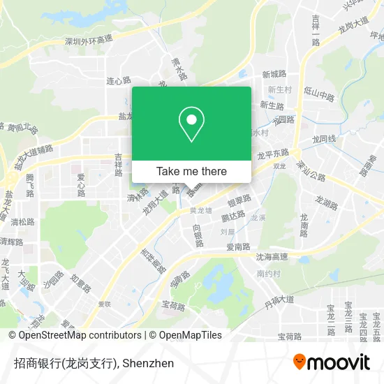 招商银行(龙岗支行) map