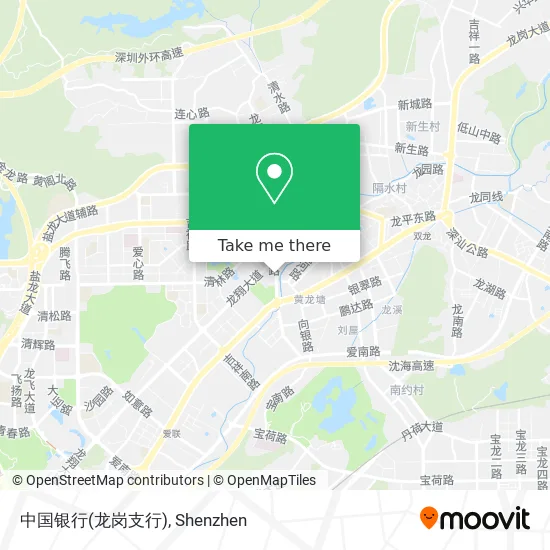 中国银行(龙岗支行) map