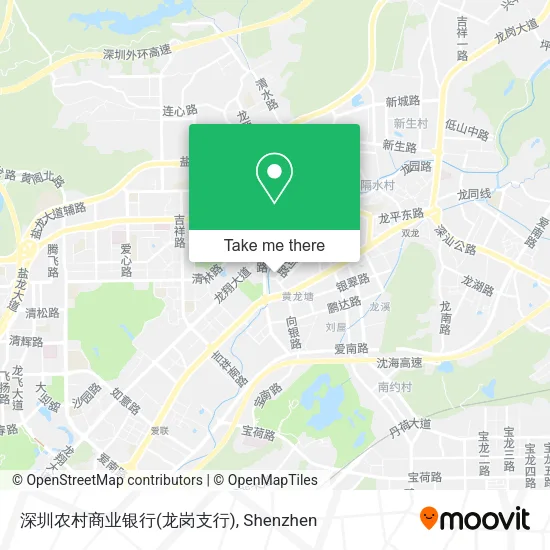 深圳农村商业银行(龙岗支行) map