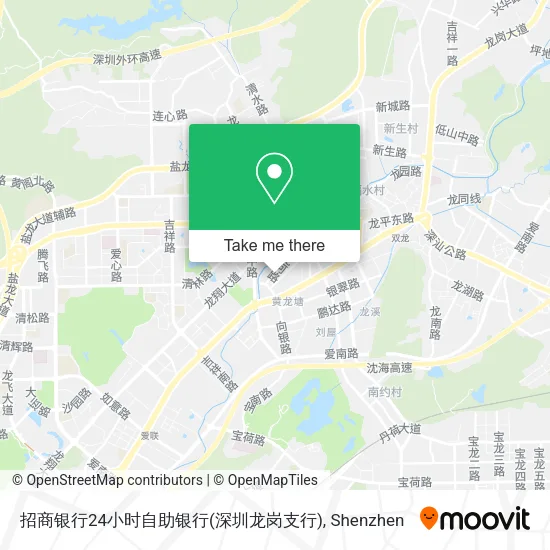 招商银行24小时自助银行(深圳龙岗支行) map