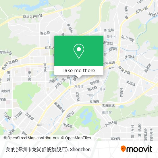 美的(深圳市龙岗舒畅旗舰店) map