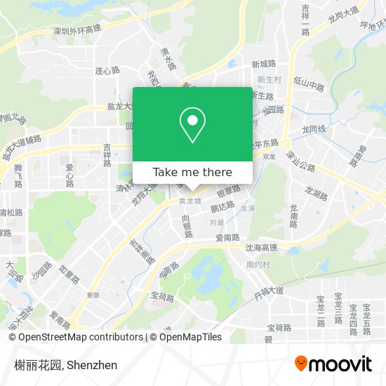 榭丽花园 map