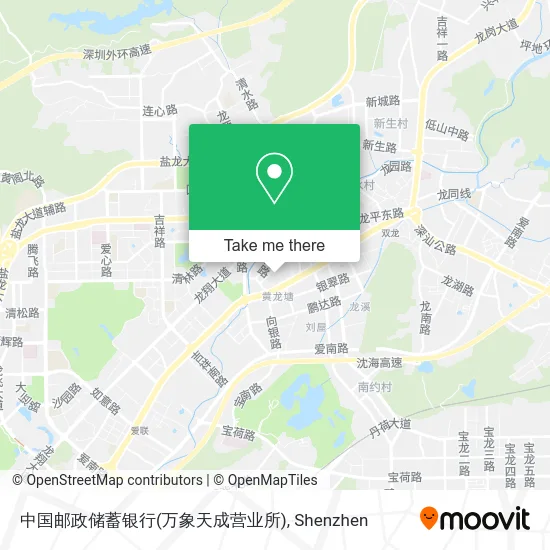 中国邮政储蓄银行(万象天成营业所) map