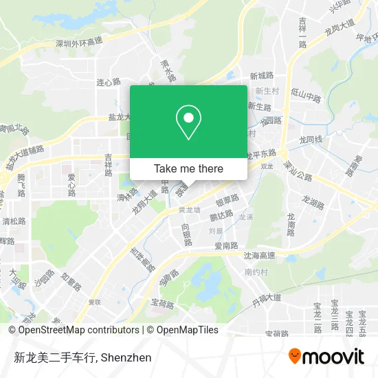 新龙美二手车行 map