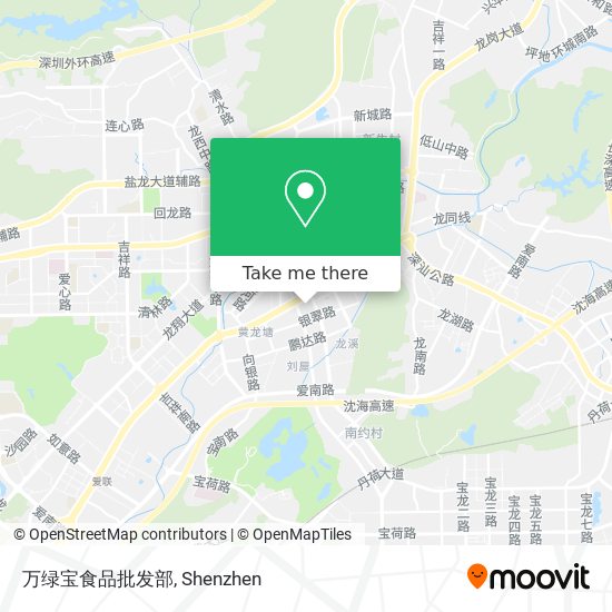 万绿宝食品批发部 map