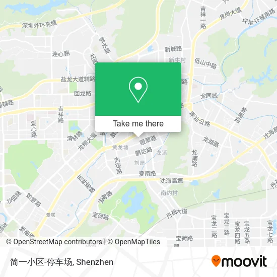 简一小区-停车场 map