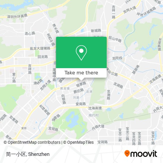 简一小区 map