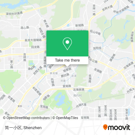 简一小区 map