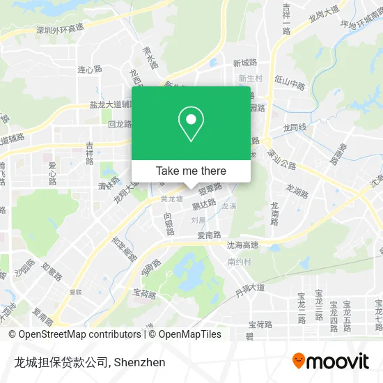 龙城担保贷款公司 map