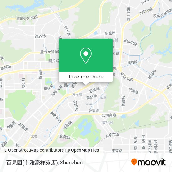 百果园(市雅豪祥苑店) map