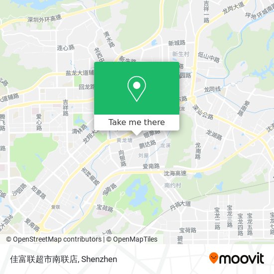 佳富联超市南联店 map